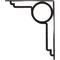Ekena Millwork Maria Wrought Iron Bracket, (Single center brace), Antiqued Pewter 1 1/2"W x 12"D x 15"H BKTM01X12X15SMAAPW - alternate 7